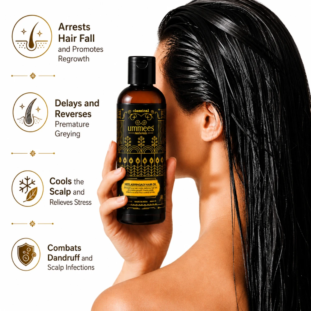 Neelabringadhi hair oil 100 ml - Image 2