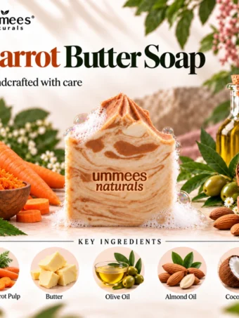 Carrot With Butter Cold Processed Soap ( Pre – Order 15days )