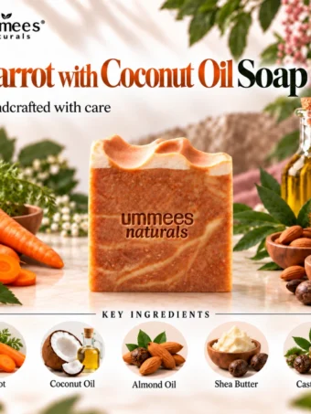 Carrot with Coconut Cold Processed Soap