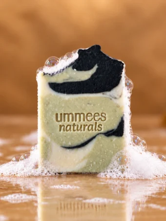 French Clay With Coconut & Charcoal Cold Processed Soap ( Pre – Order 15days)